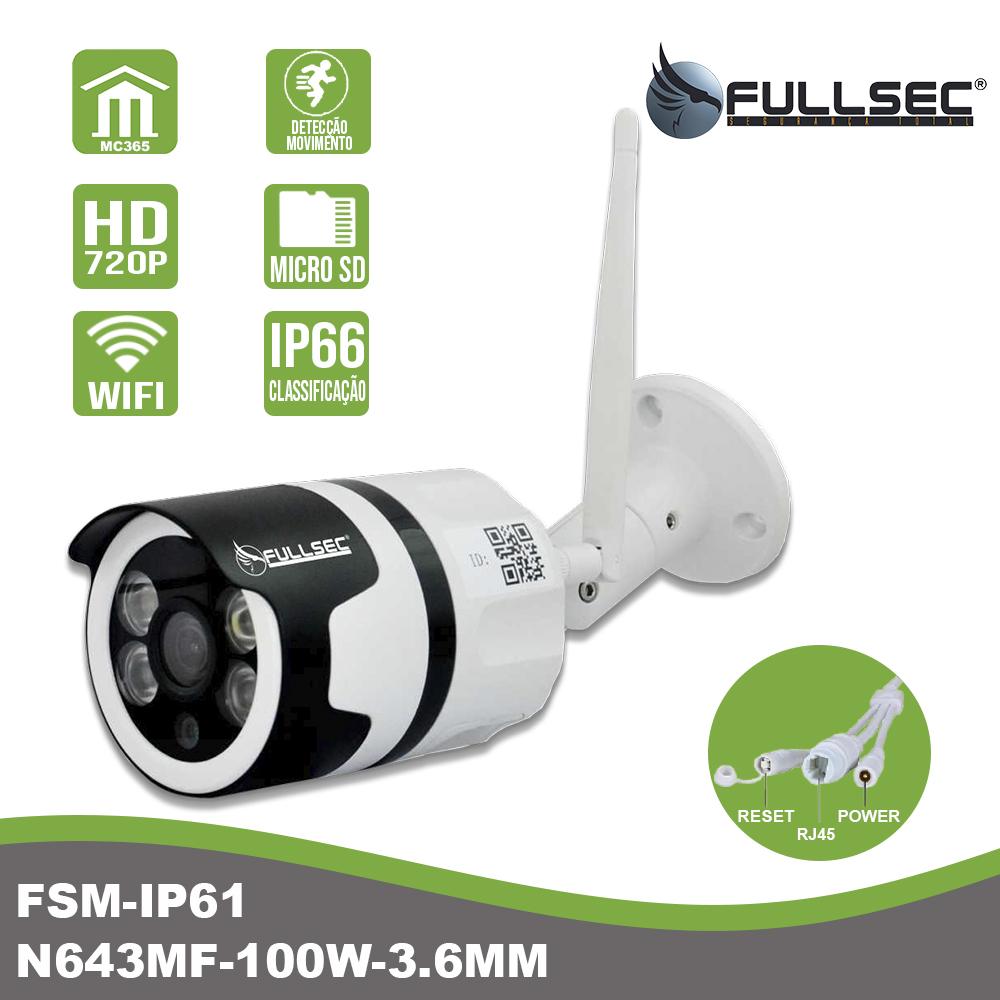 [Câmera Wifi Bullet 720P N643MF-100W-3.6MM]